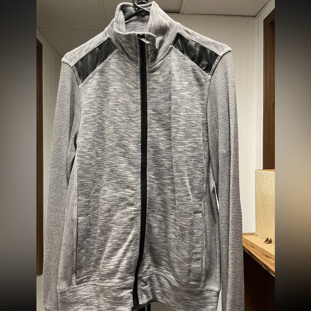Kenneth Cole Reaction Gray Knit Jacket